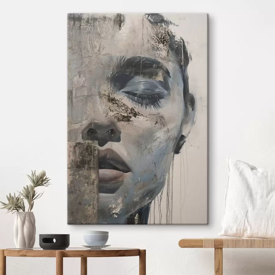 Obraz Minimalistický portrét Č. s47481