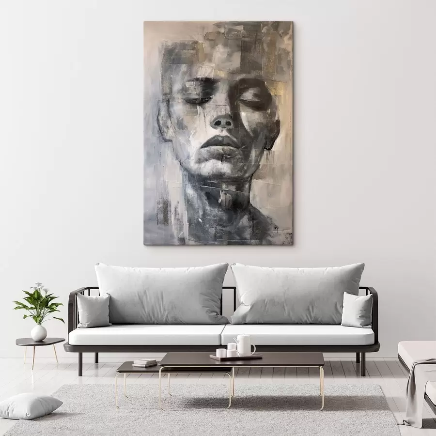 Obraz Texturovaný portrét Č. s47482