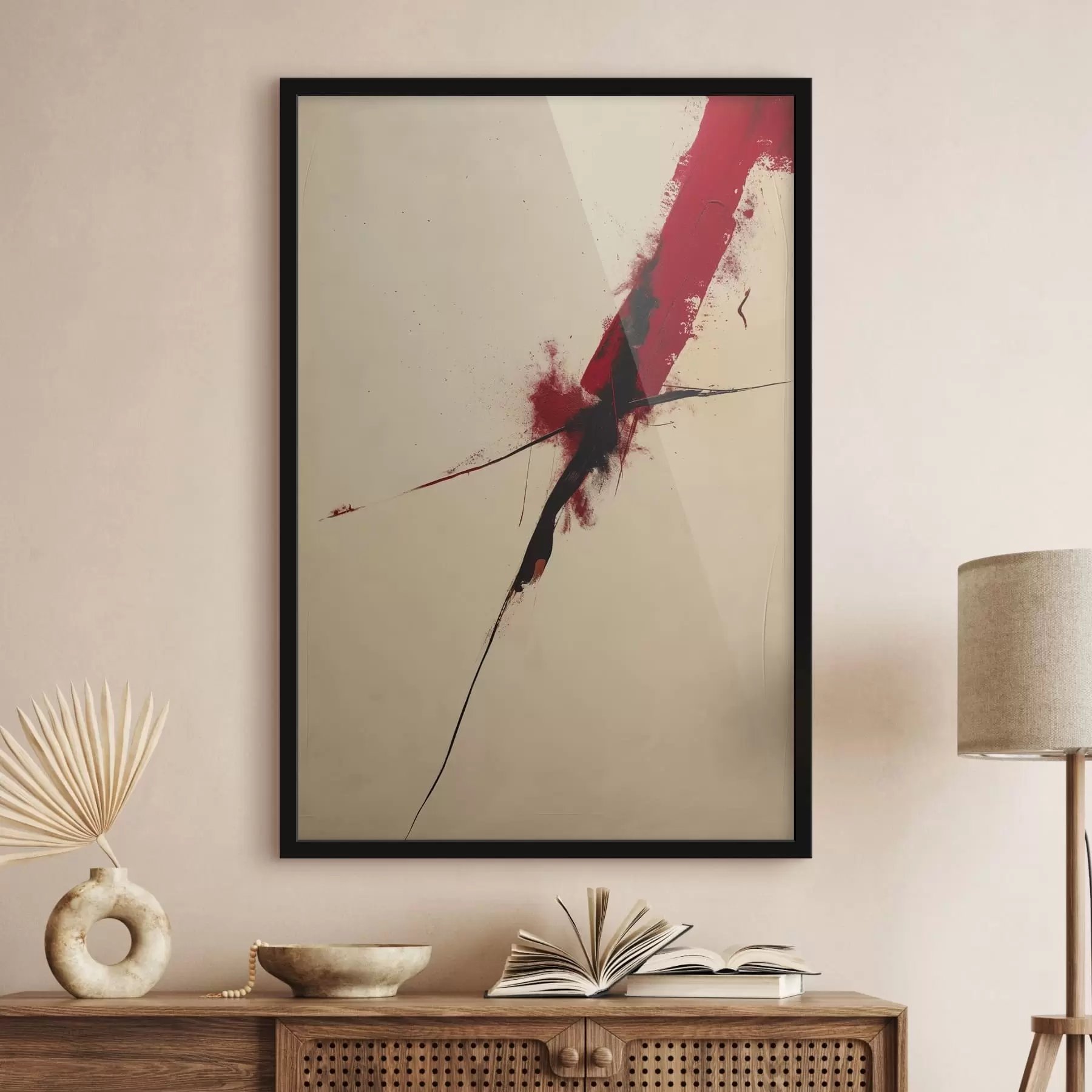 Fototapet Červený akcent f47461