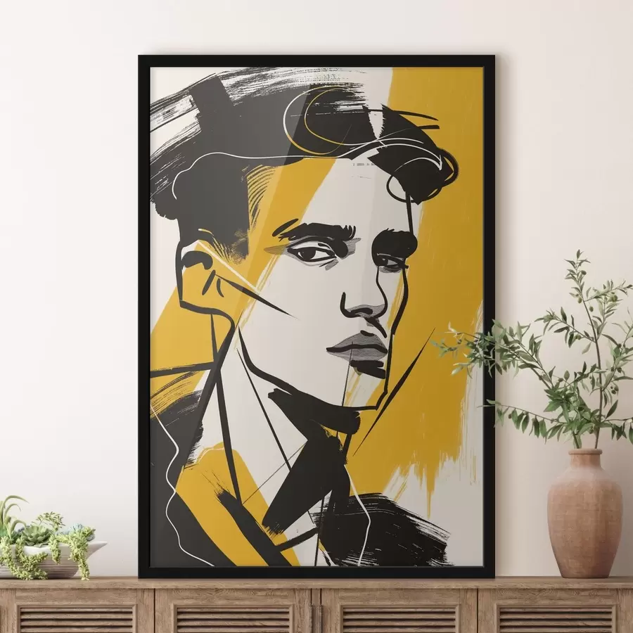 Fototapet Muž v graffiti f47467