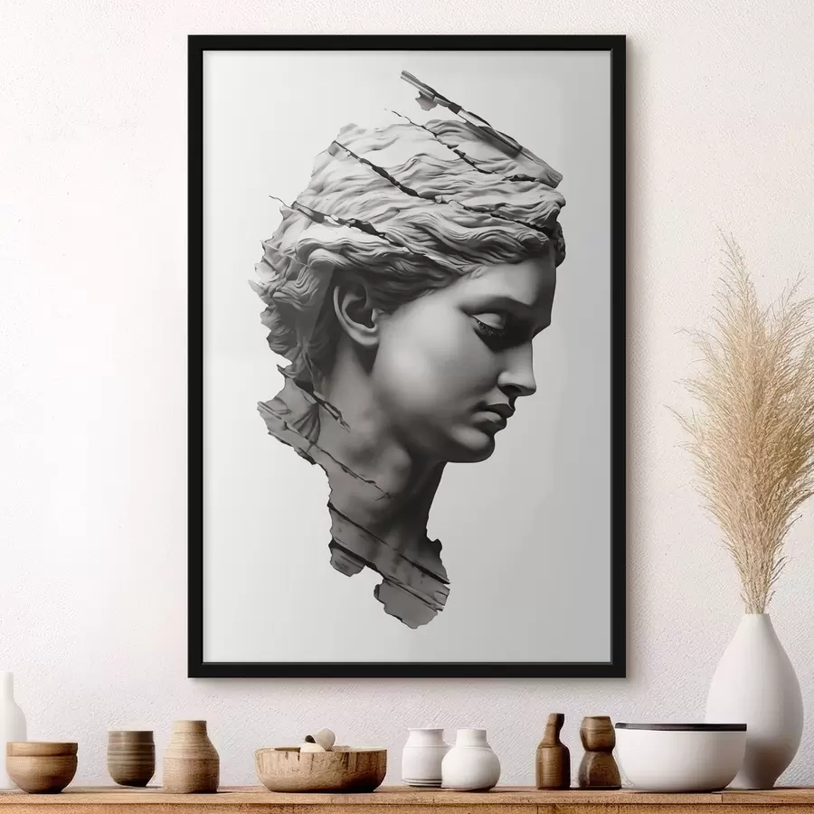 Fototapet Starožitný profil ženy f47475