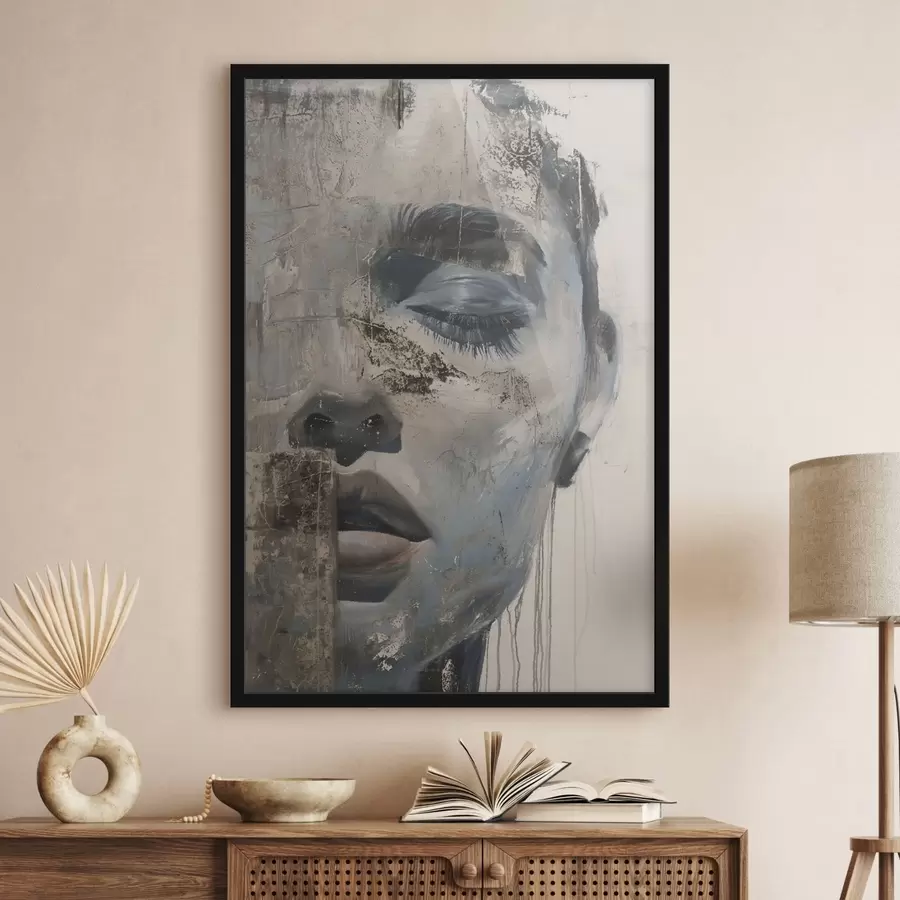 Fototapet Minimalistický portrét f47481