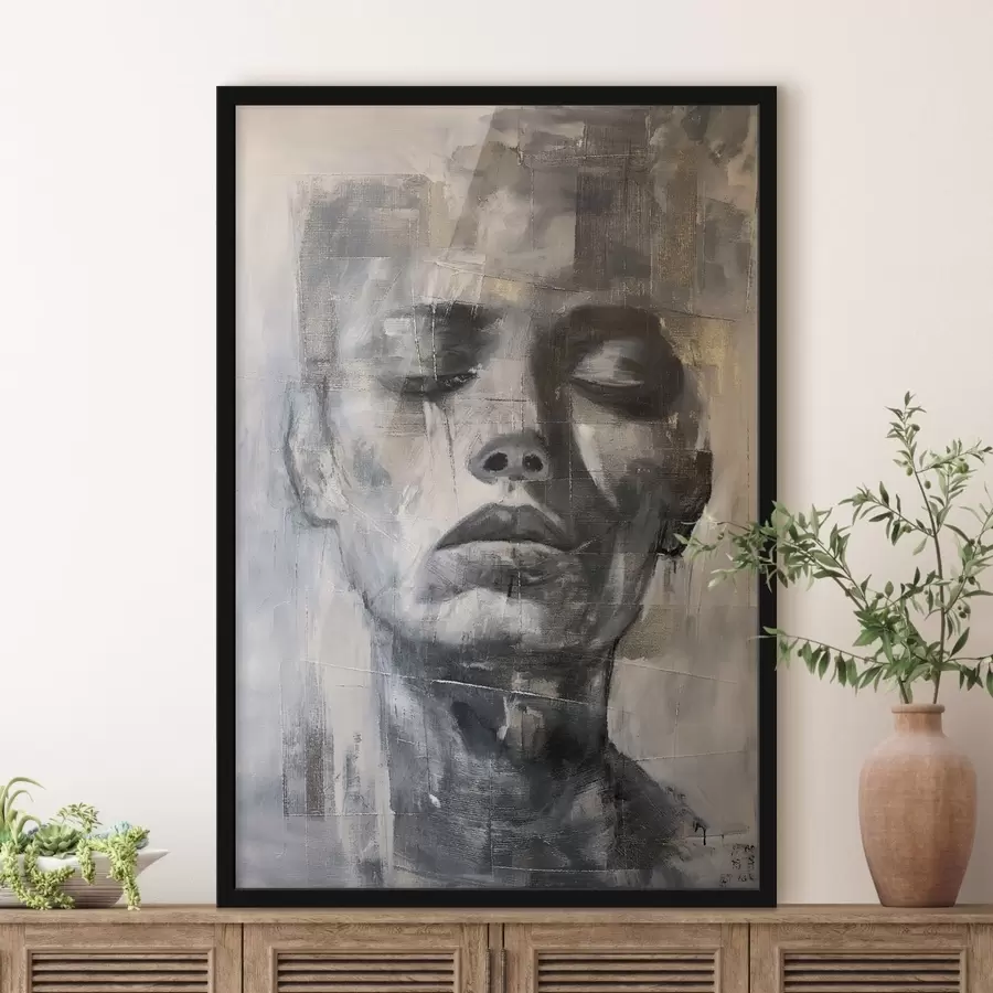 Fototapet Texturovaný portrét f47482