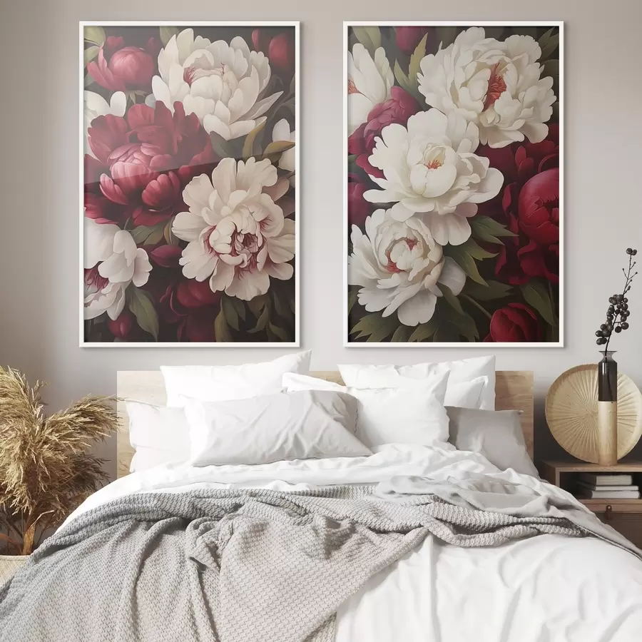 Fototapet Pivoňky d00548