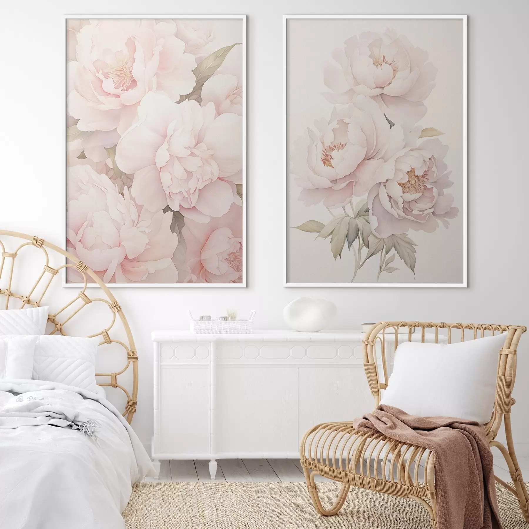 Fototapet Jemné pivoňky d00559