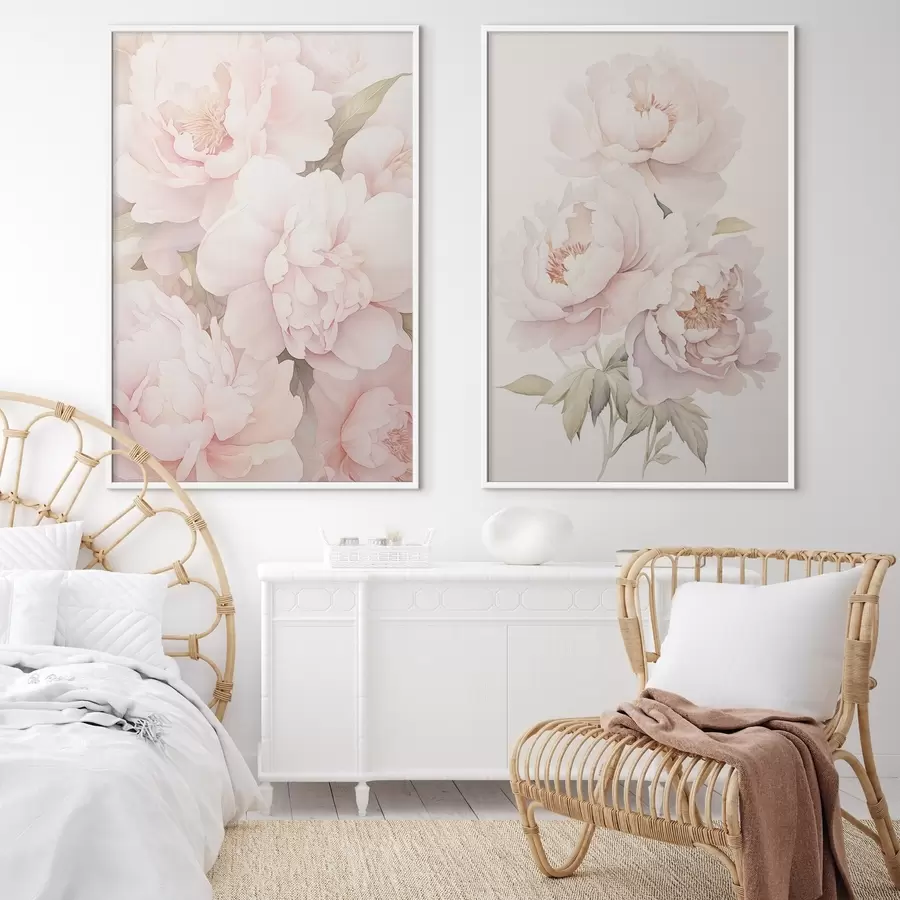 Fototapet Jemné pivoňky d00559