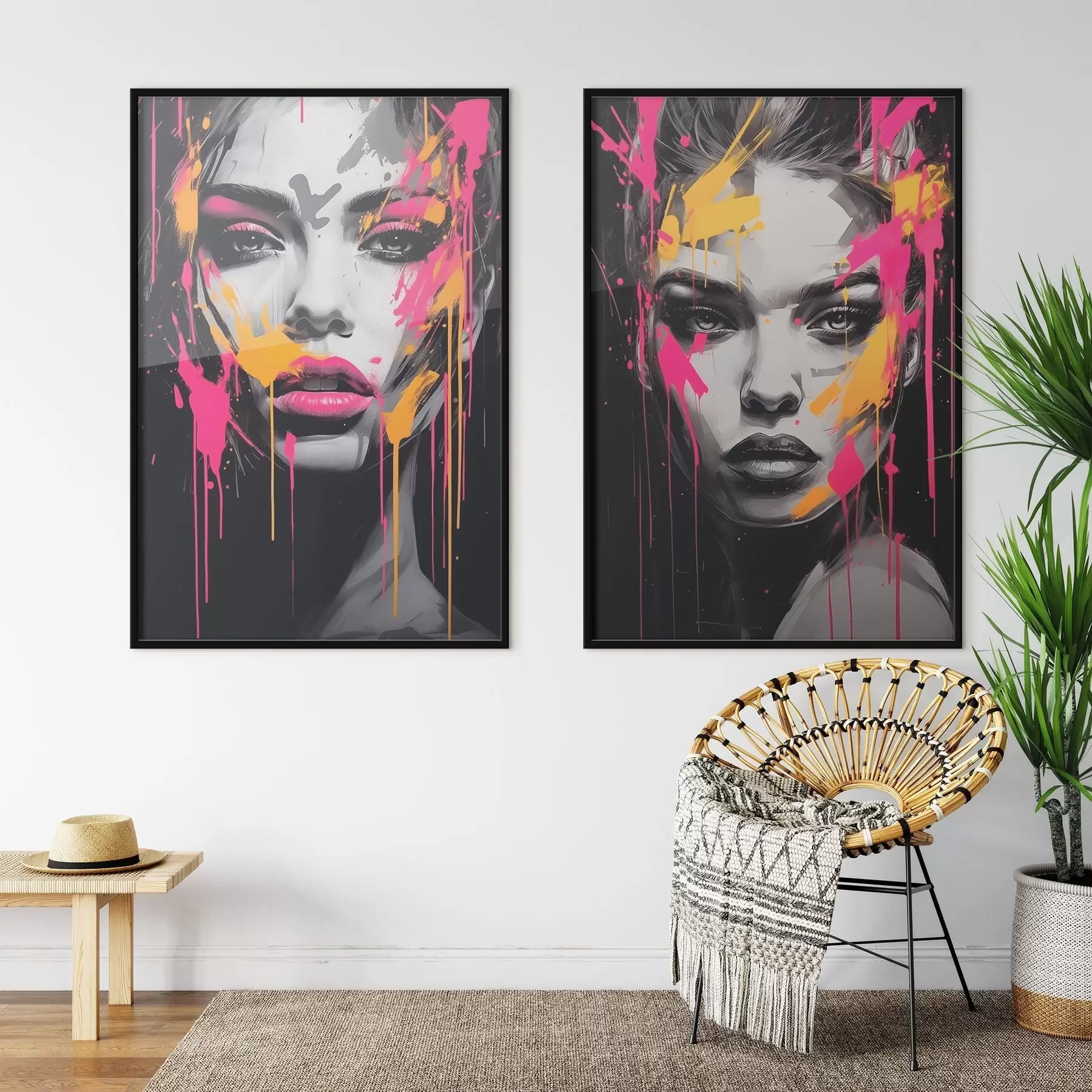 Fototapet Portréty v barvě d00584