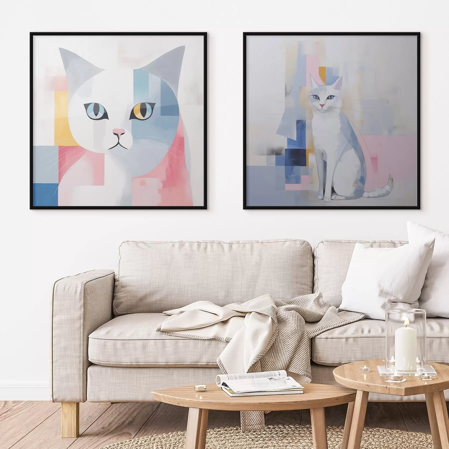 Fototapet Abstraktní kočka d00592