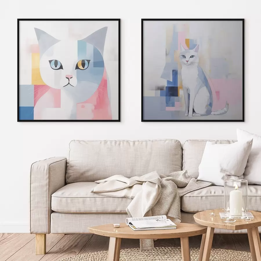 Fototapet Abstraktní kočka d00592