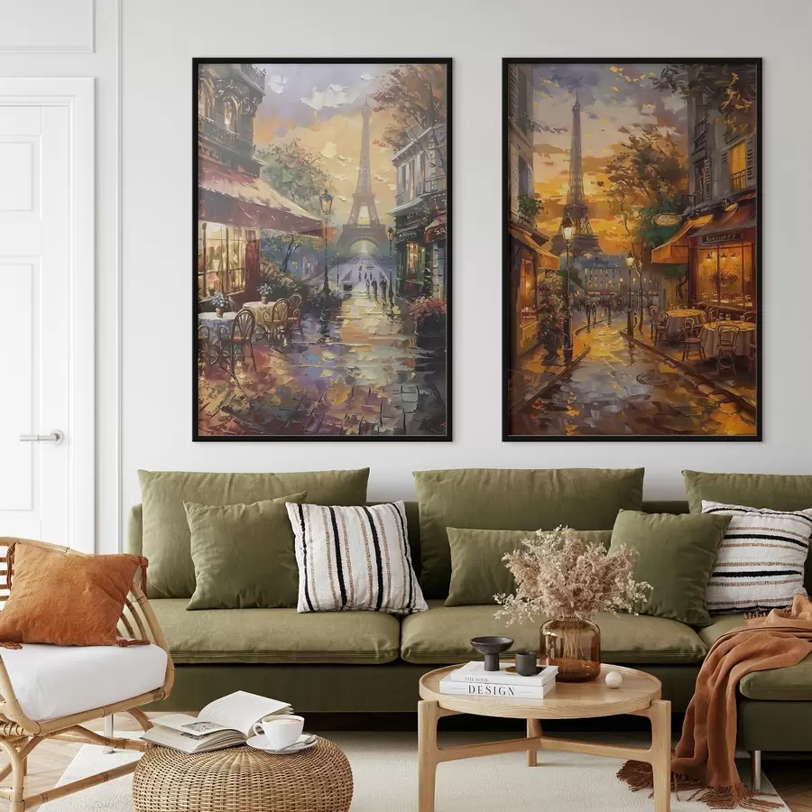 Fototapet Ulice Paříže d00617