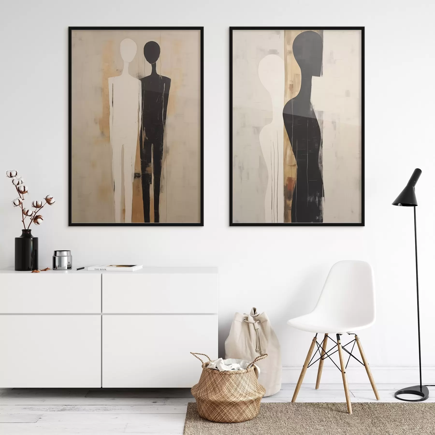 Fototapet Siluety dvou postav d00620