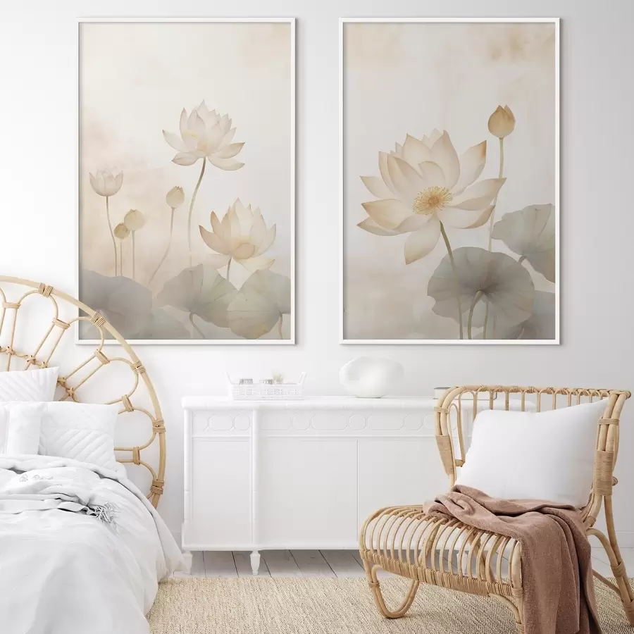 Fototapet Lotosové květiny d00668