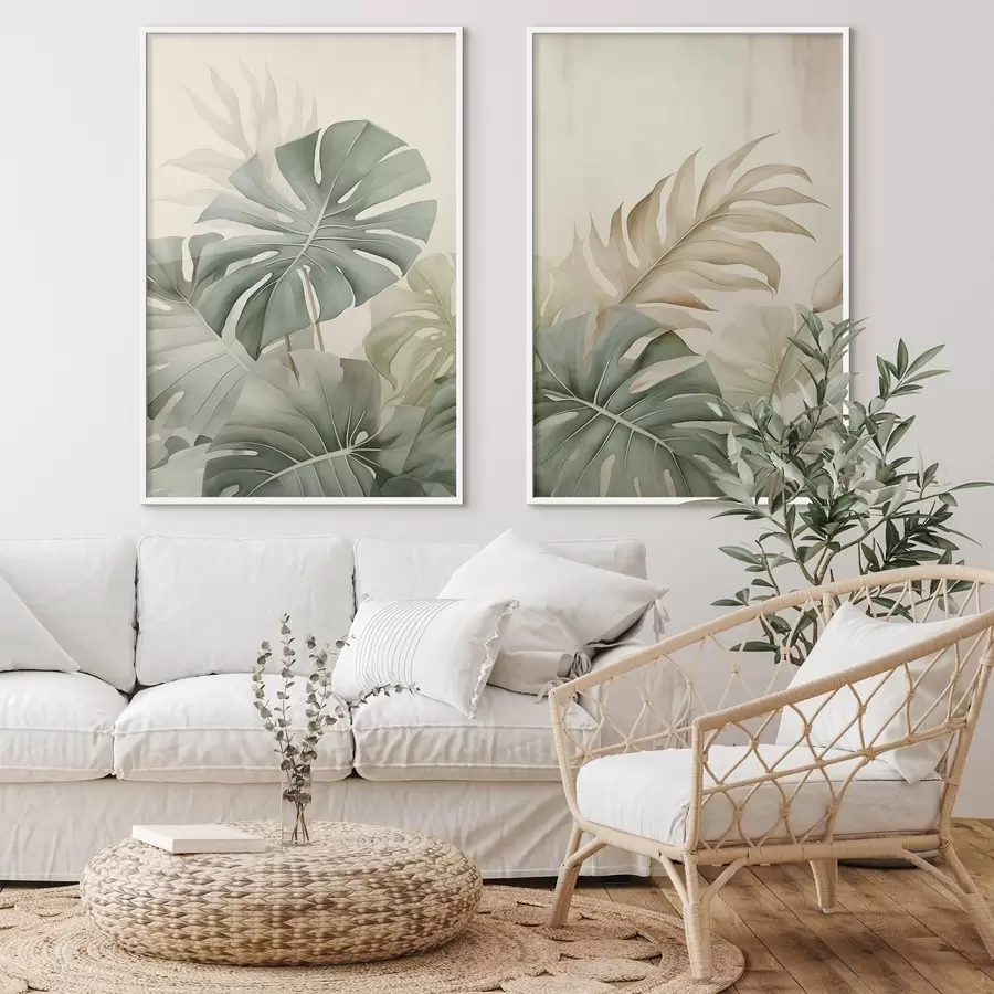 Fototapet Tropické listy d00670