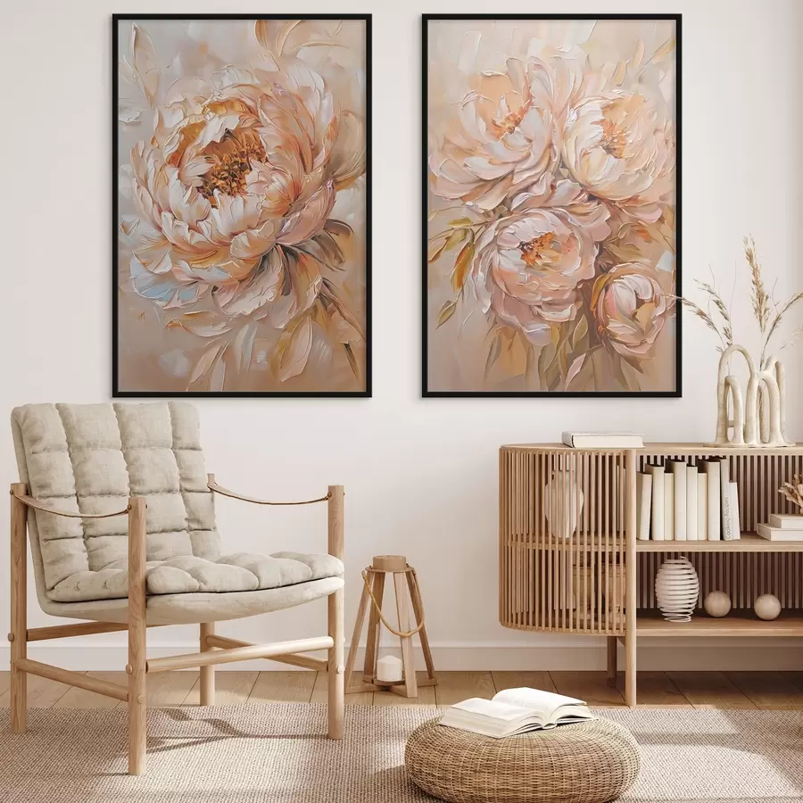 Fototapet Jemné abstraktní pivoňky d00673