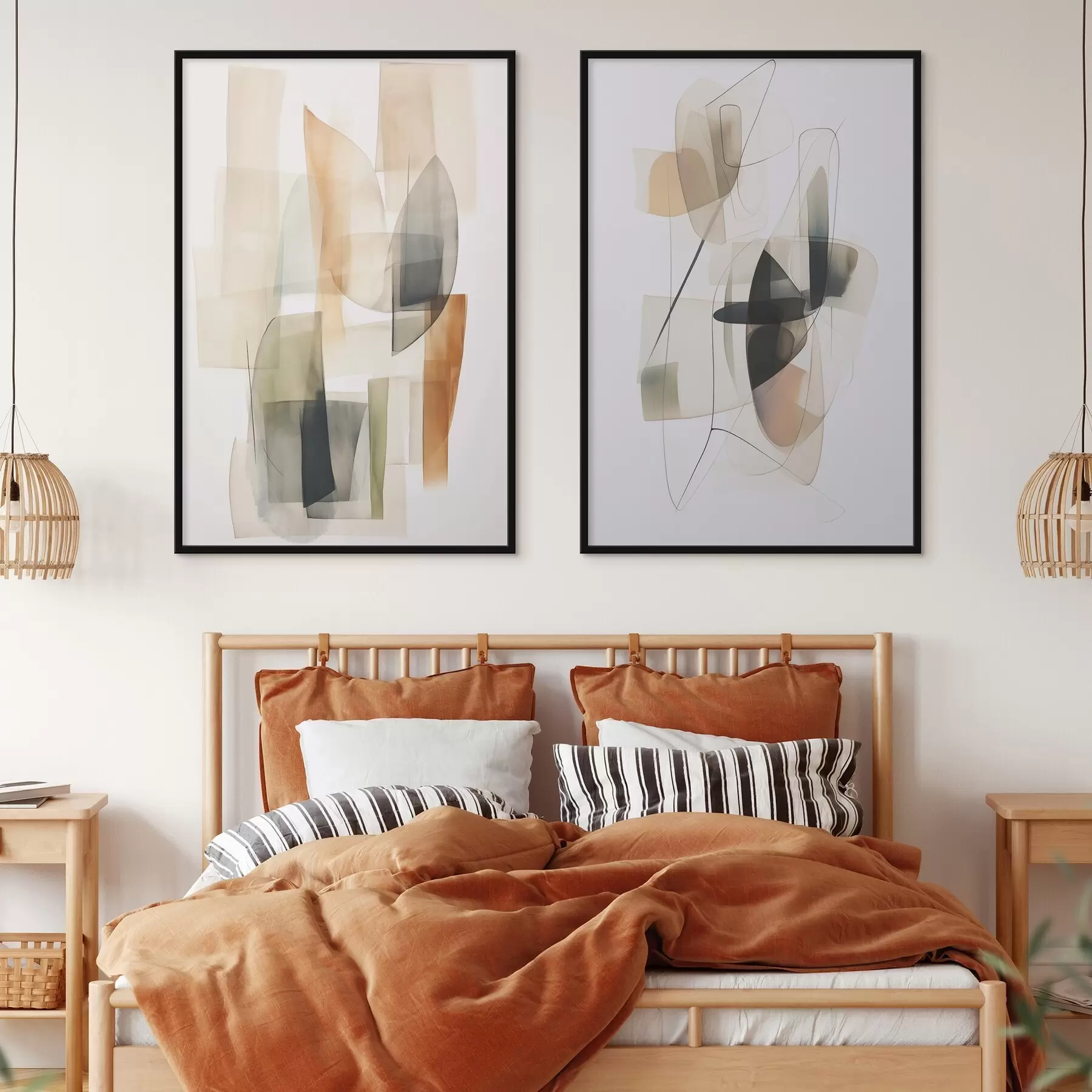 Fototapet Skvrny abstrakce imitace akvarelu d00674