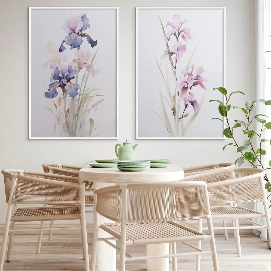 Fototapet Irisy imitace akvarelu d00724