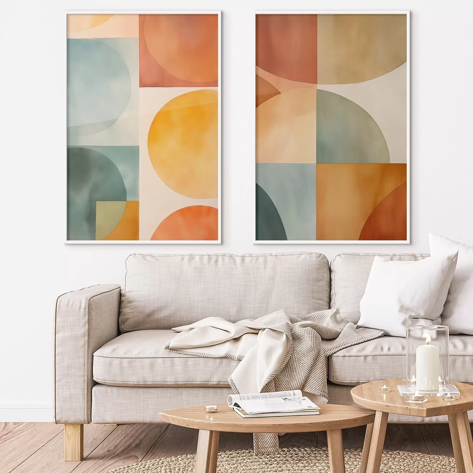 Fototapet Geometrické kruhy d00732