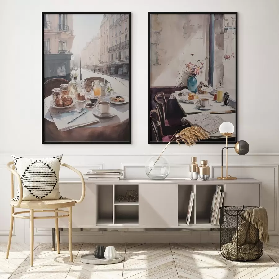 Fototapet snídaně v Paříži d00736