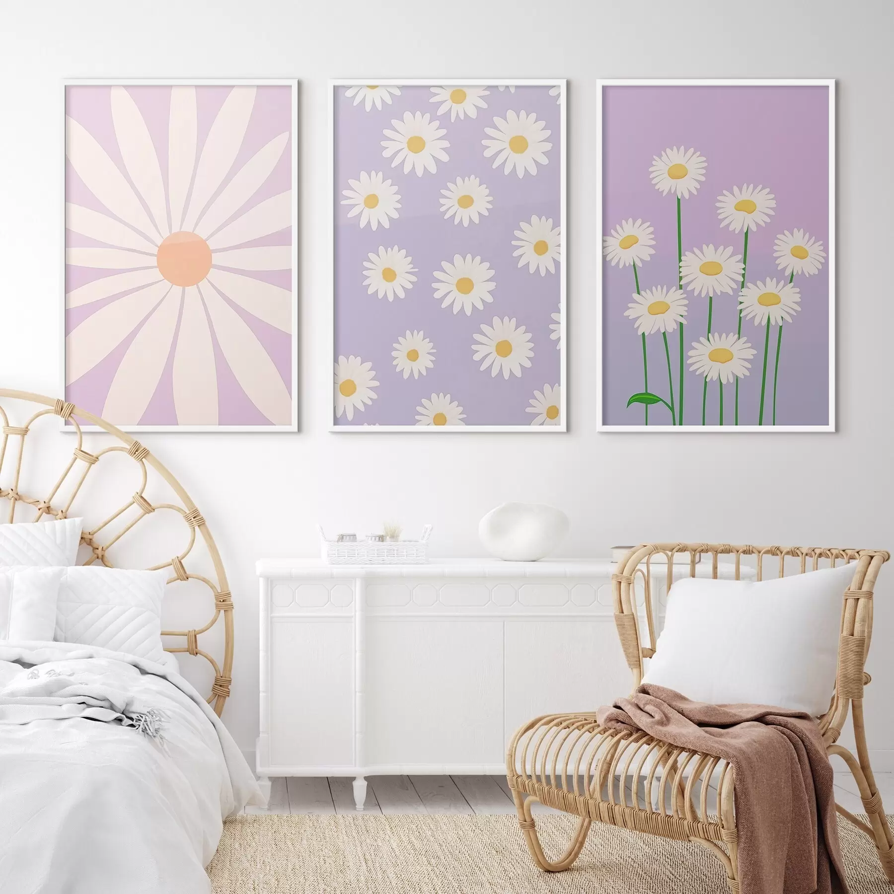 Fototapet Sedmikrásky d00756