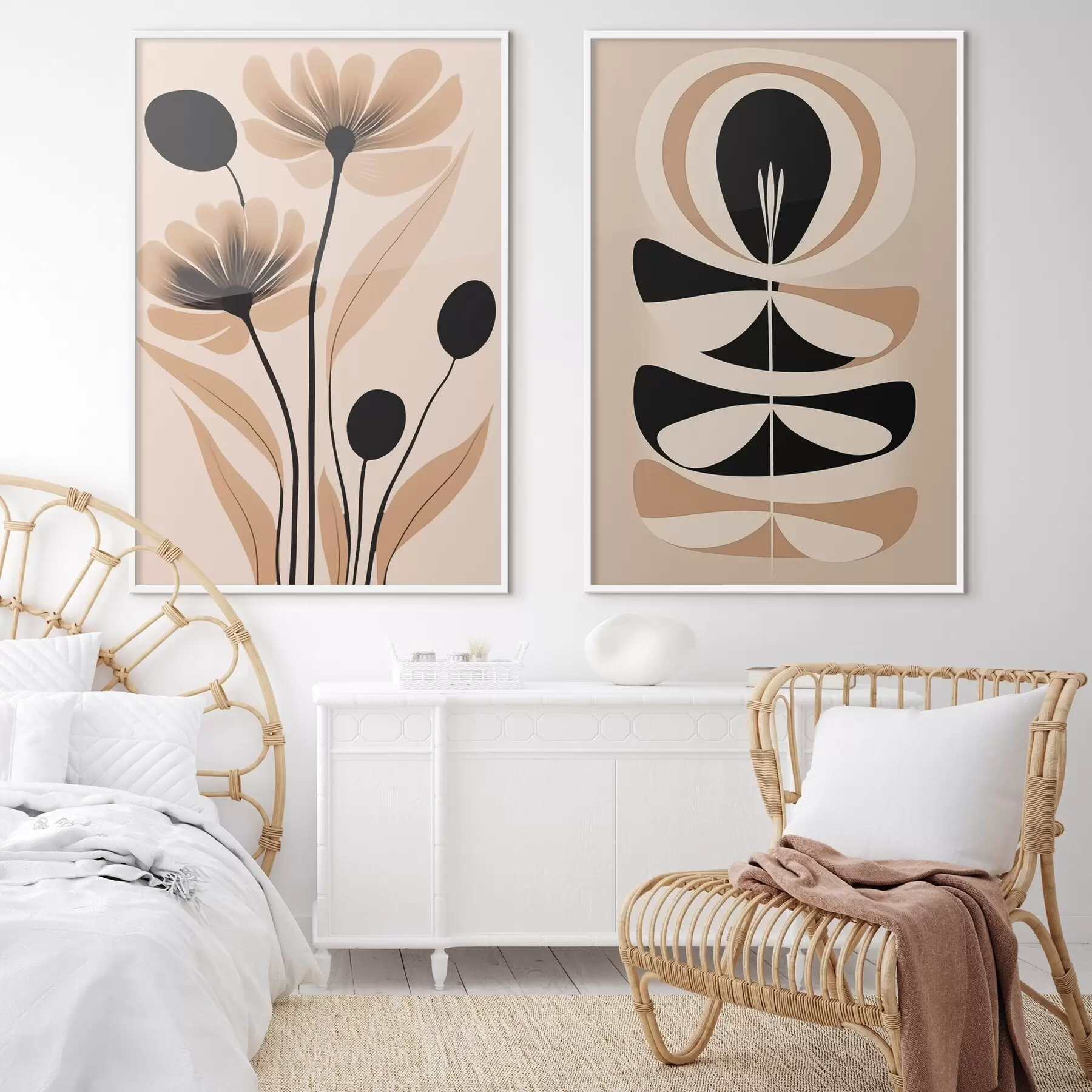 Fototapet Abstraktní květiny d00773