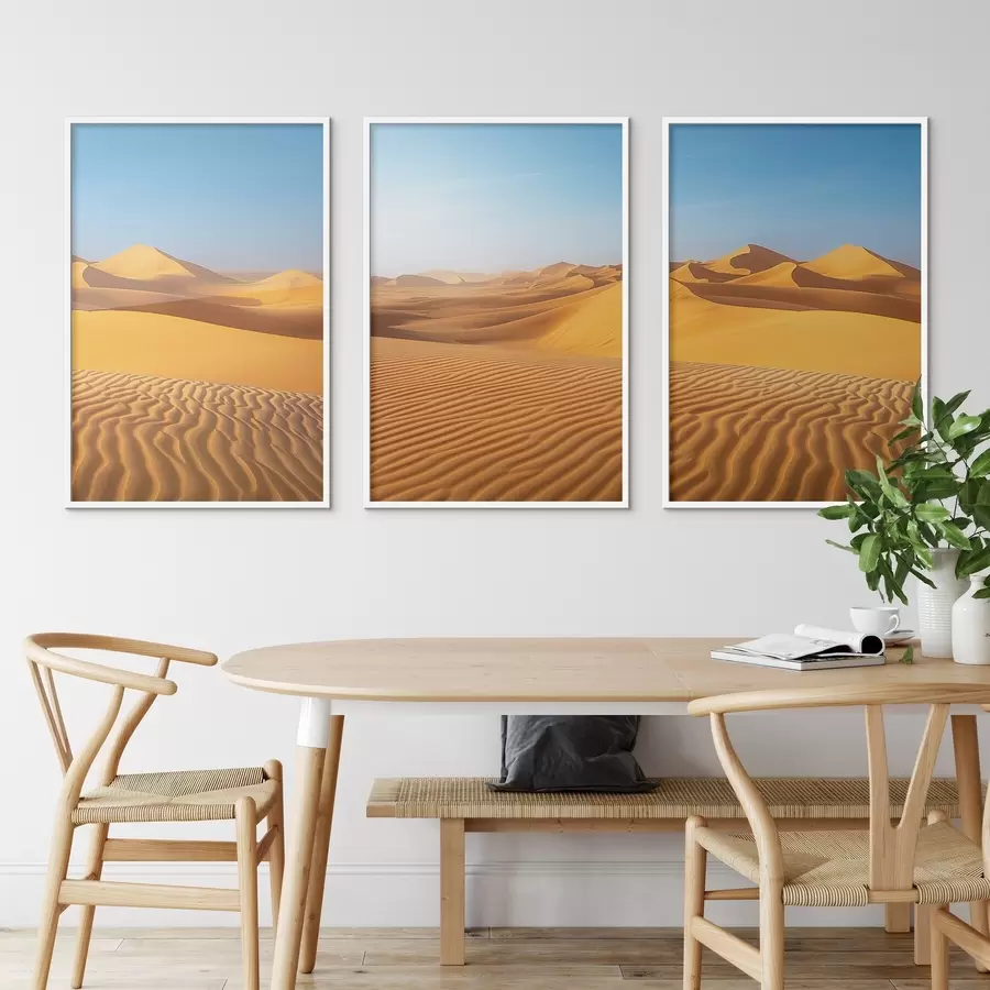 Fototapet Modrá obloha v poušti d00786