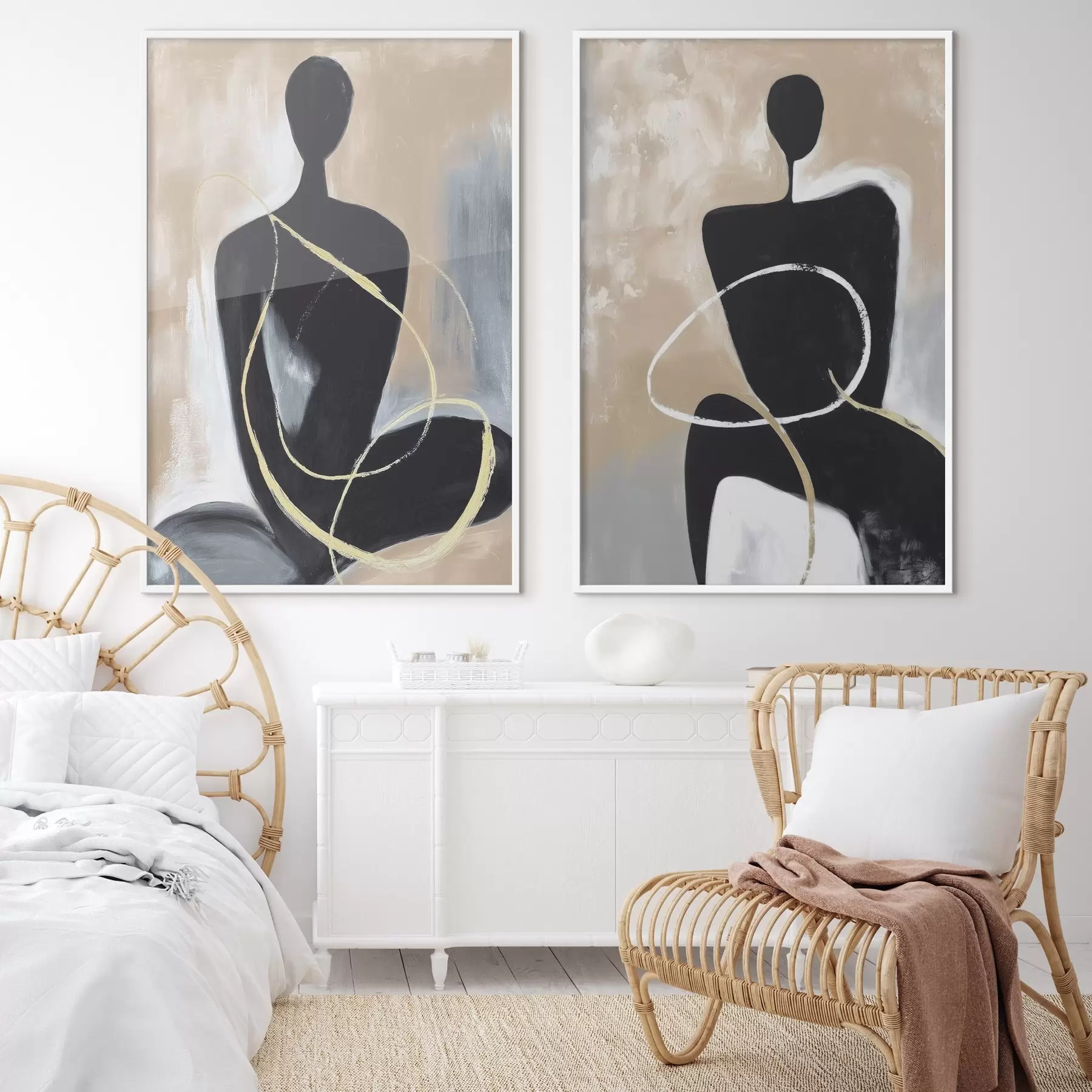 Fototapet Abstraktní siluety d00719