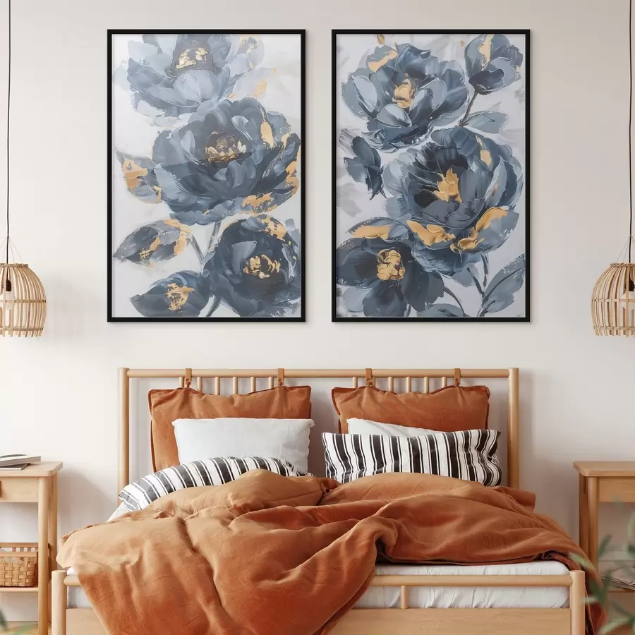 Fototapet Velké abstraktní květiny d00782