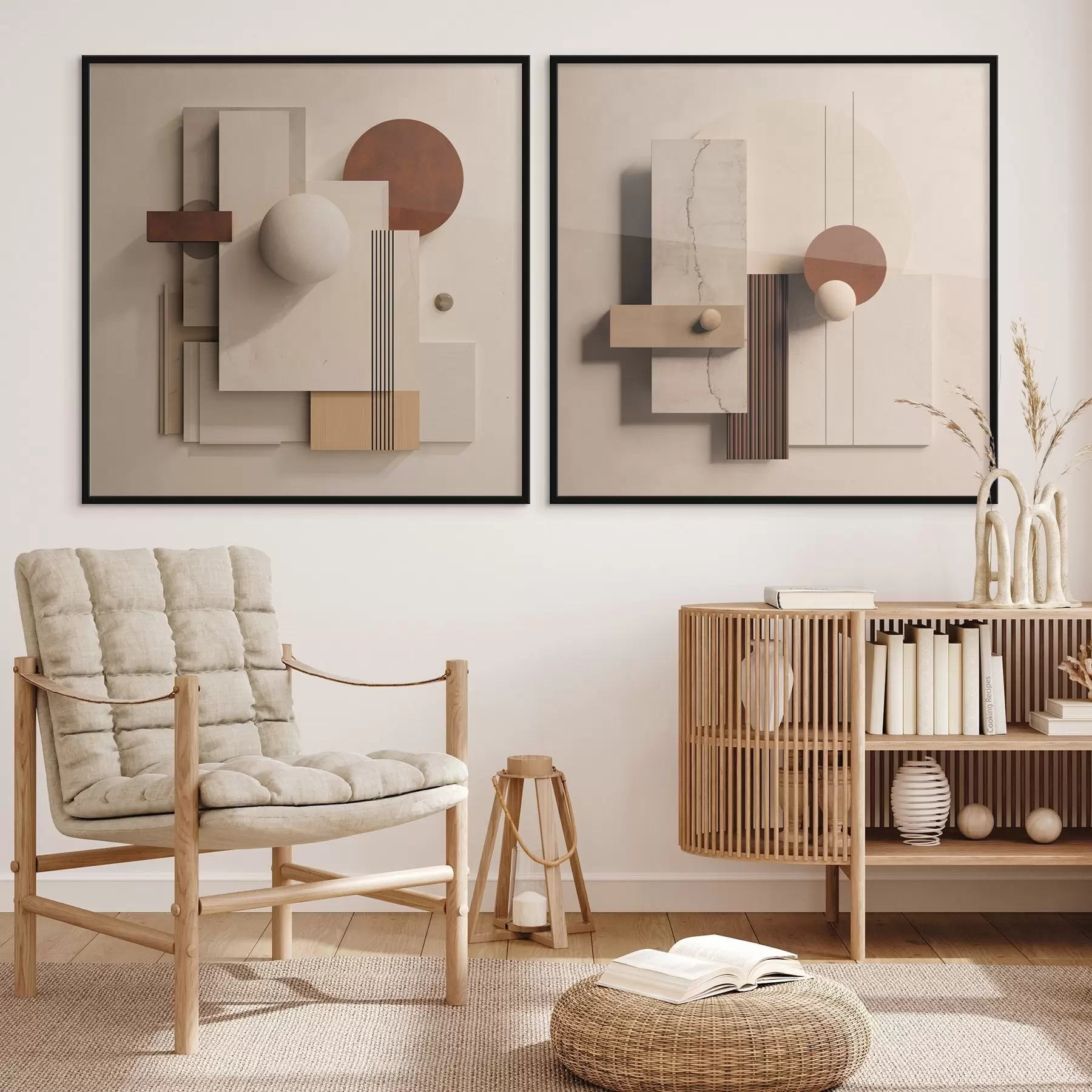 Fototapet Geometrie a abstrakce ve stylu minimalismu d00743