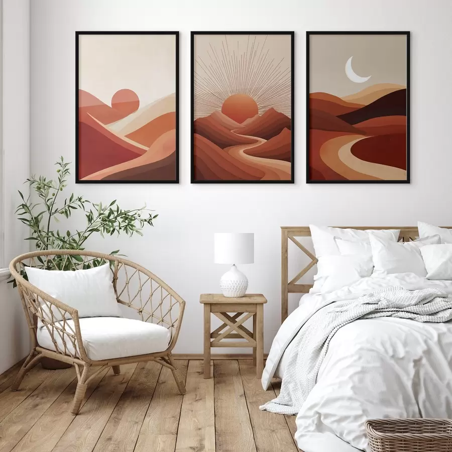 Fototapet Abstraktní slunce v liniích d00606