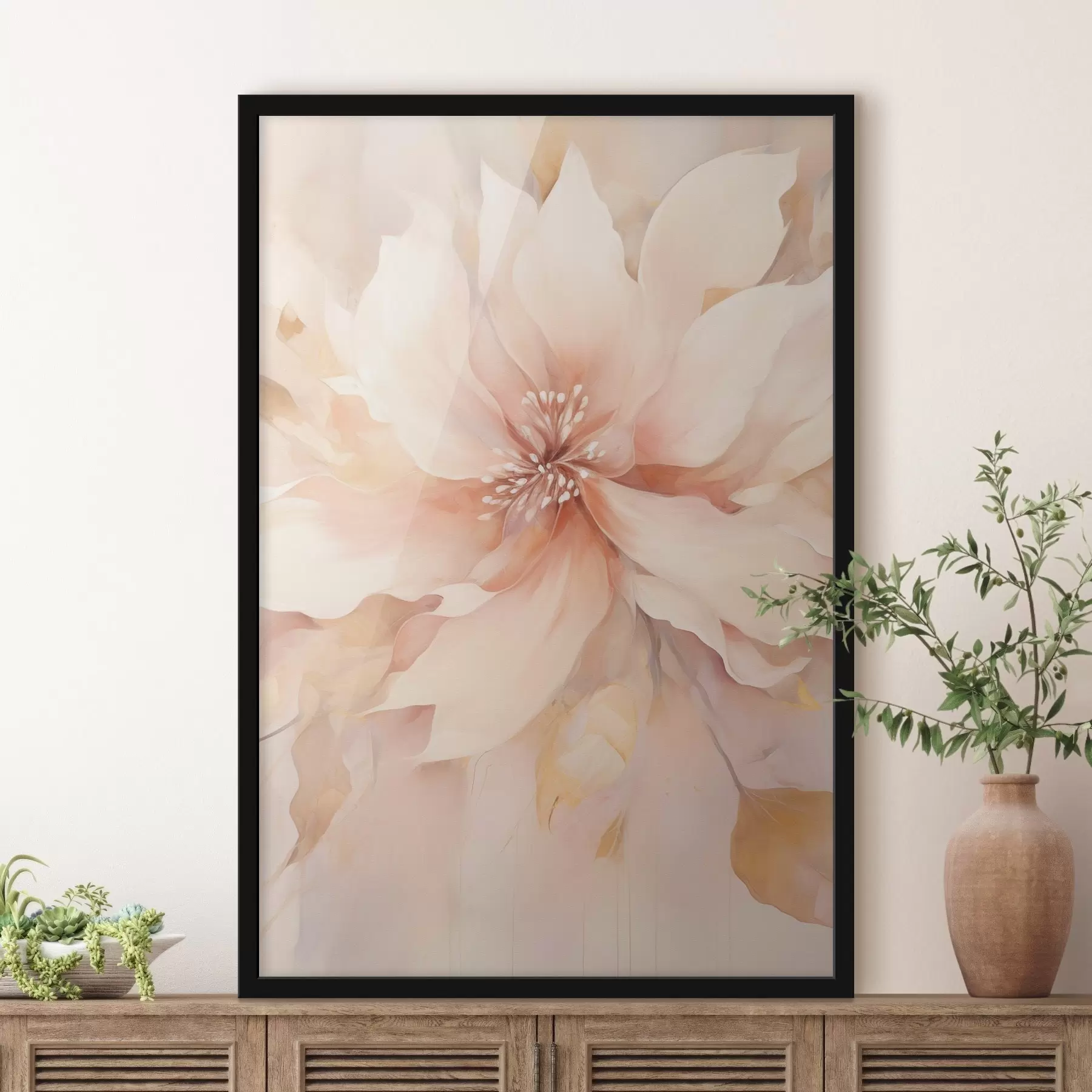 Fototapet Velká abstraktní květina f47444