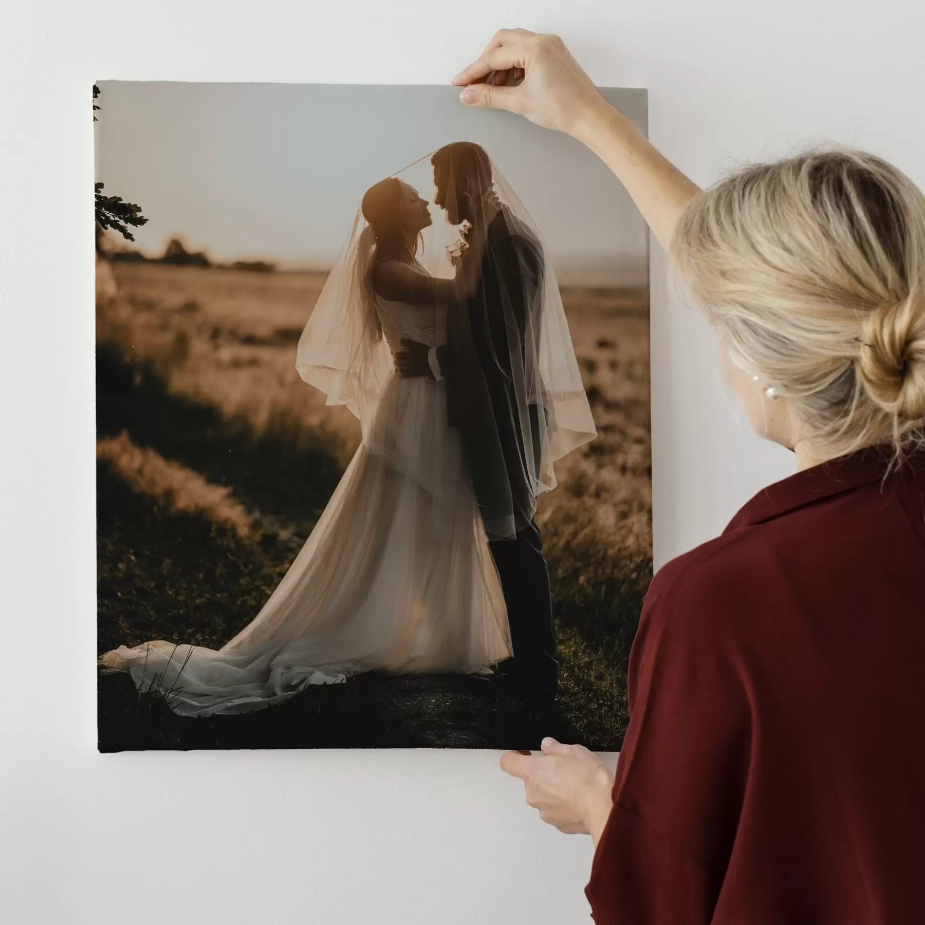 Obraz Svatební fotografie na plátně Č. s47161