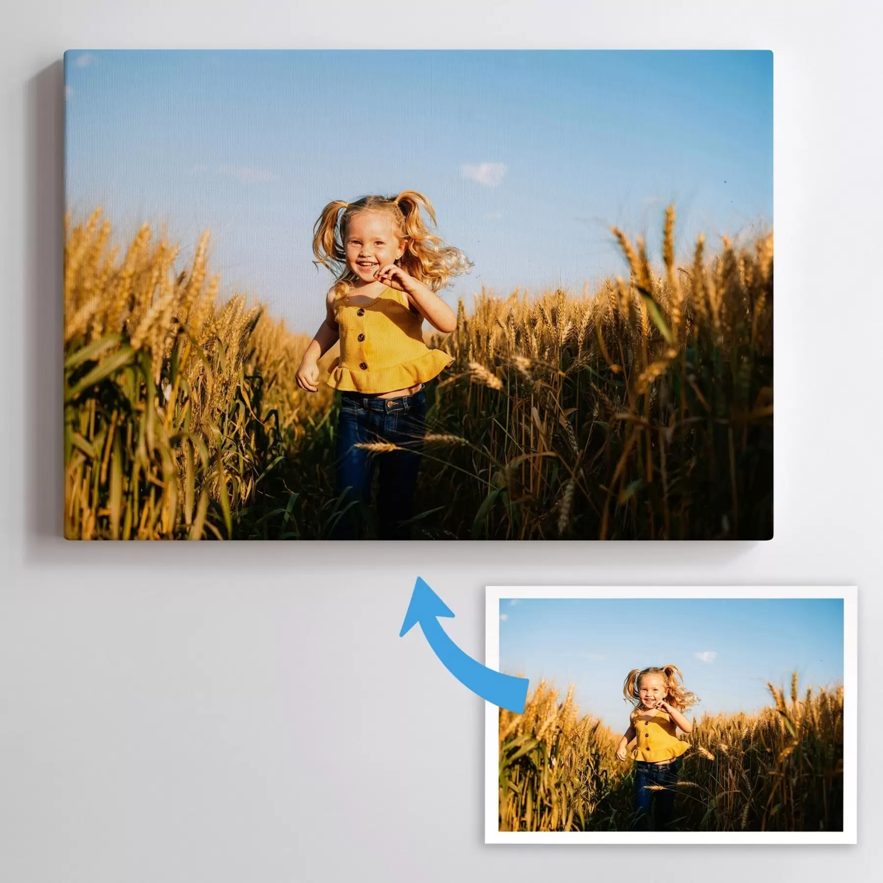 Obraz Fotografie vašeho dítěte na plátně Č. s47182