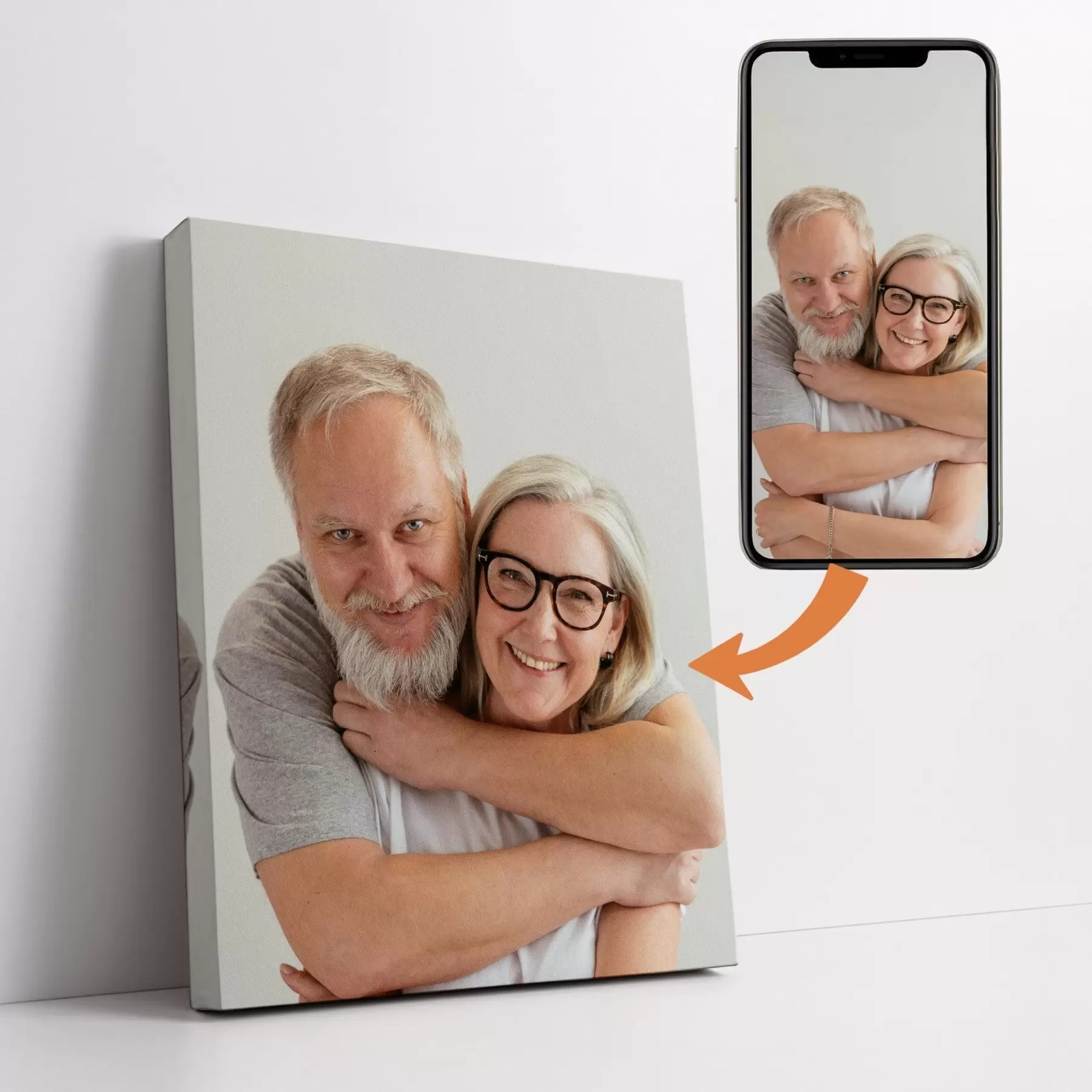 Obraz Dárek pro pár na základě fotografie na plátně Č. s47186