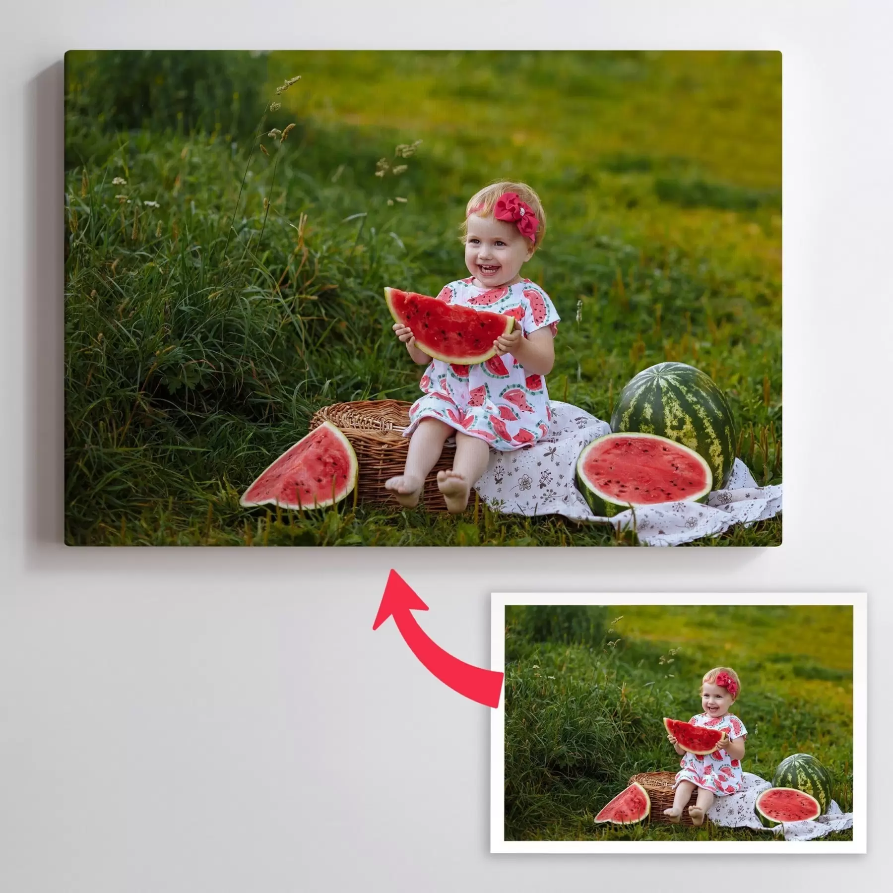 Obraz Fotografie vašeho dítěte na plátně Č. s47187