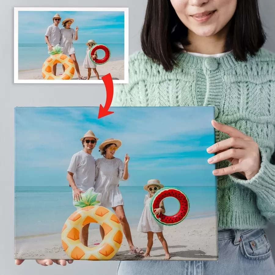 Obraz Tisk rodinné fotografie na plátno Č. s47190