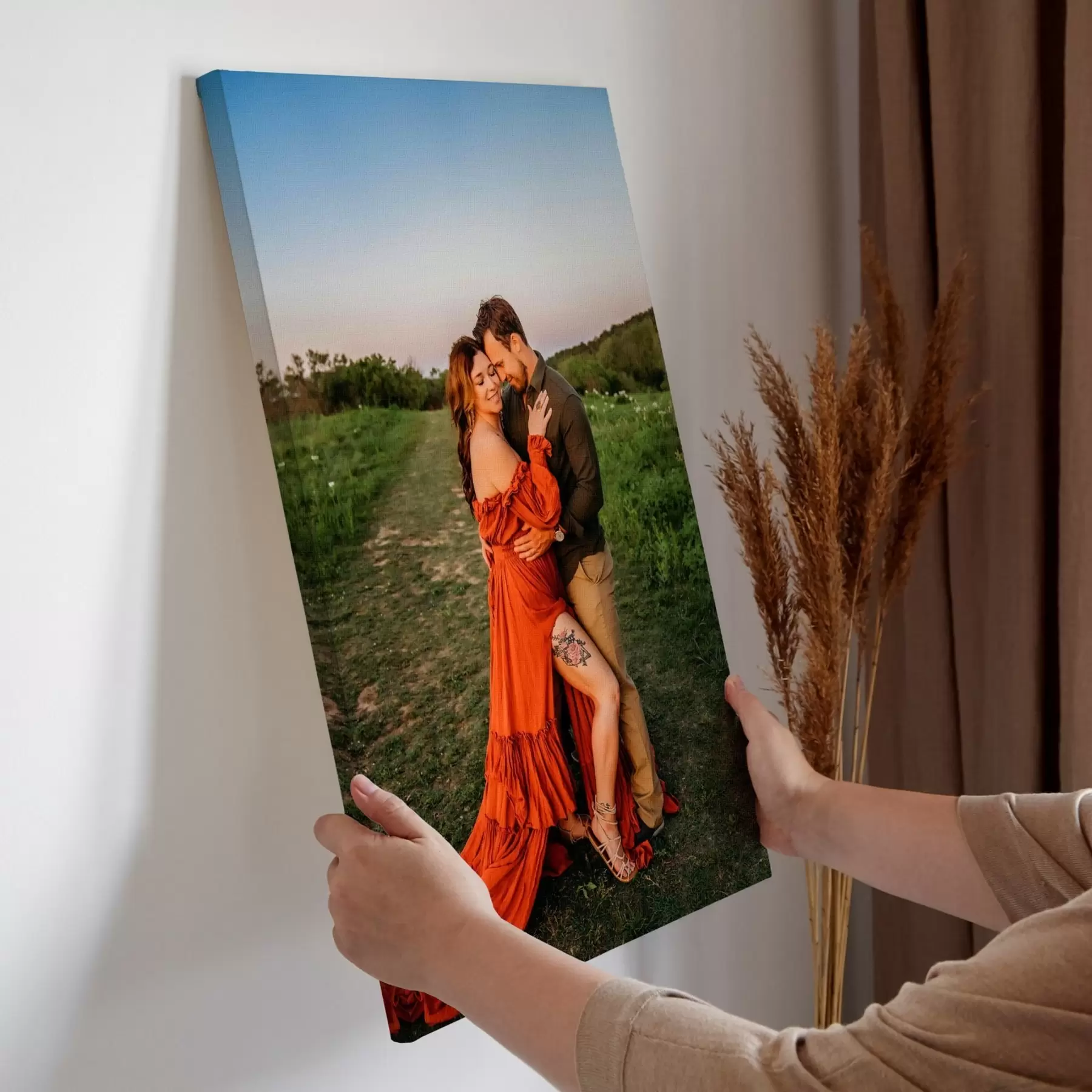 Obraz Dárek pro pár na základě fotografie na plátně Č. s47198