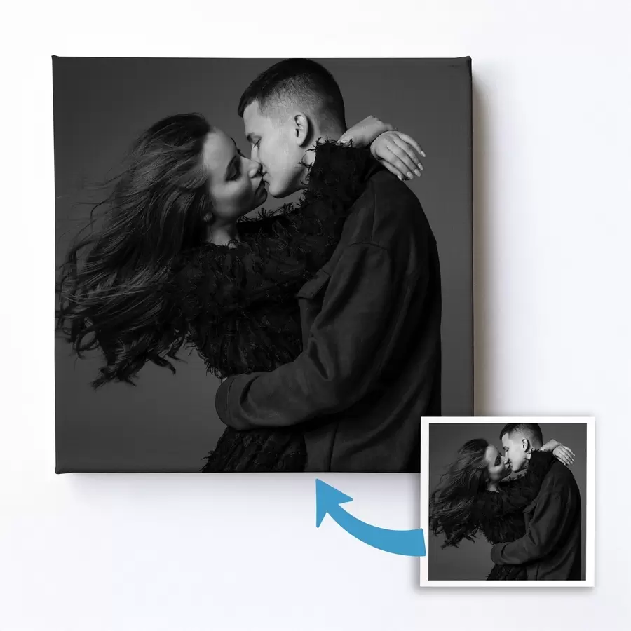 Obraz Romantický dárek pro pár na základě fotografie Č. s47206