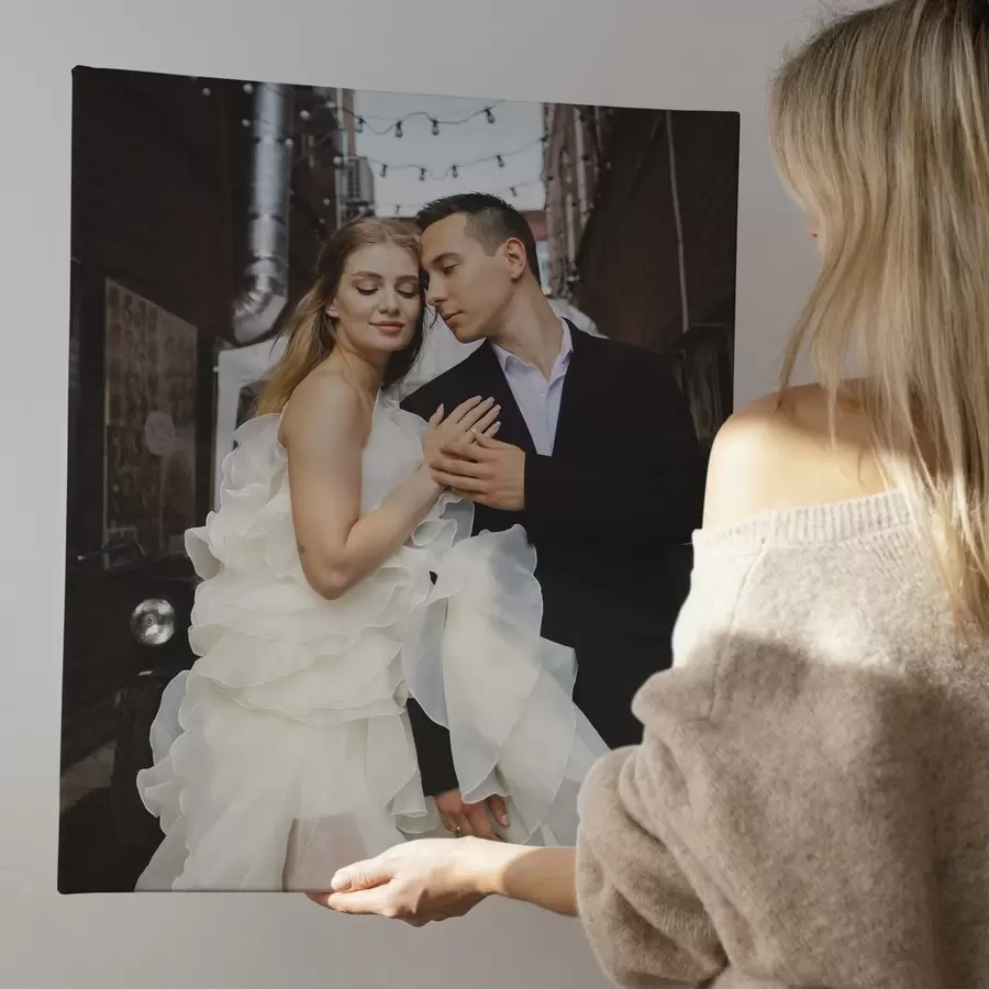 Obraz Svatební fotografie na plátně Č. s47209