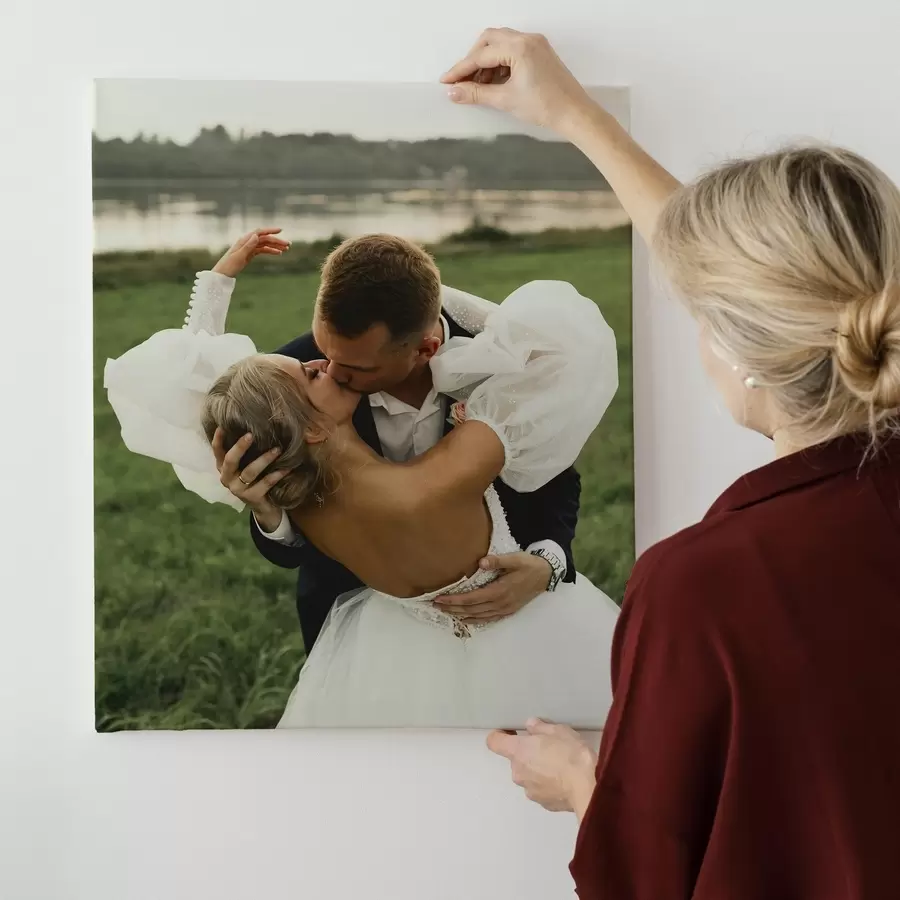 Obraz Svatební fotografie na plátně Č. s47216