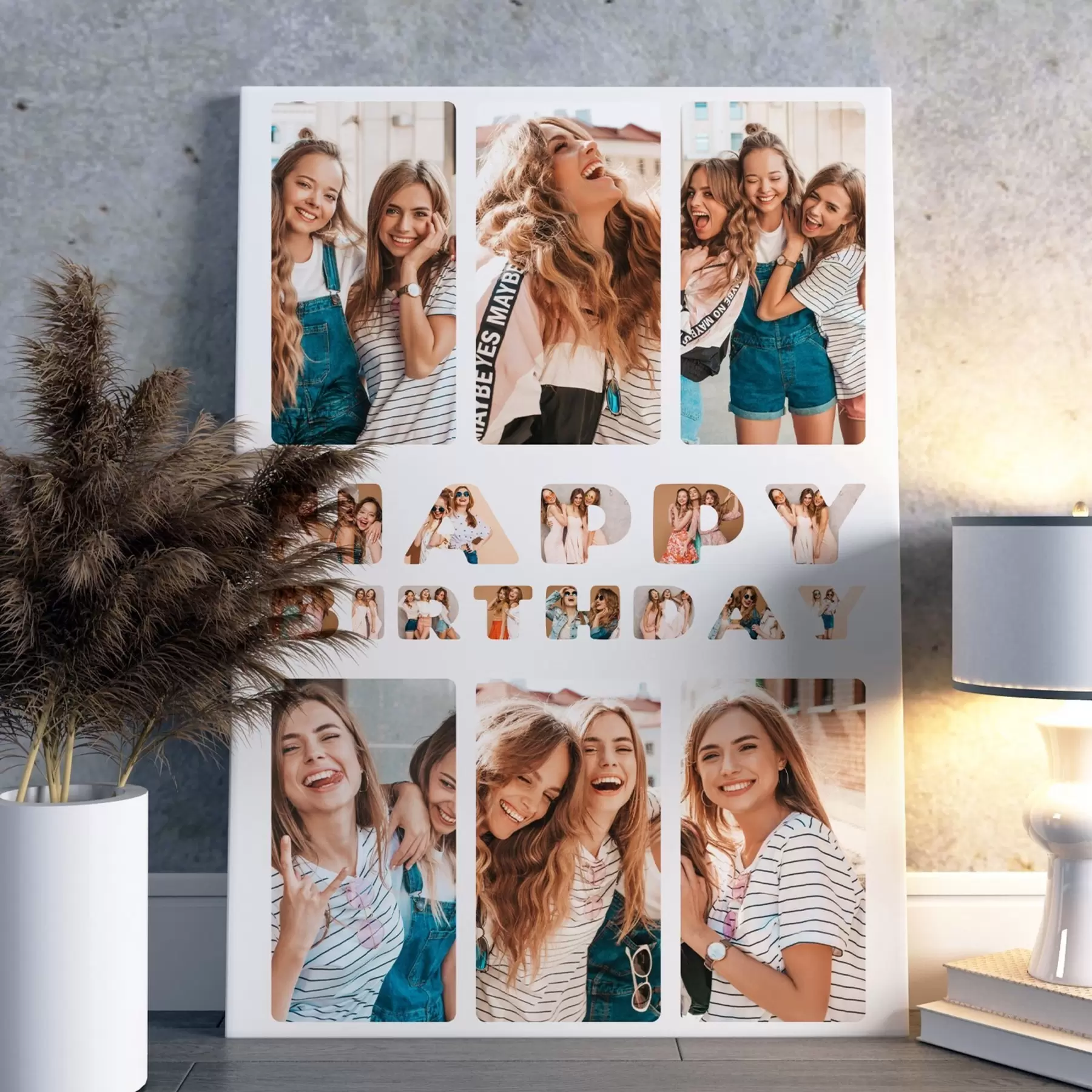 Obraz Fotokoláž jako dárek k narozeninám Č. s47234