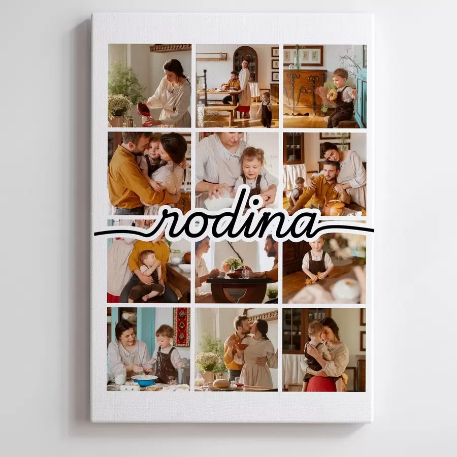 Obraz Rodinný fotokoláž podle vaší fotografie Č. s47225