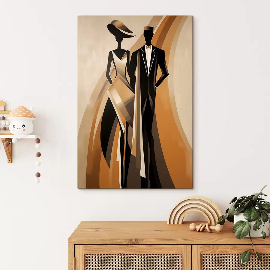 Obraz Abstraktní pár Č. s47357