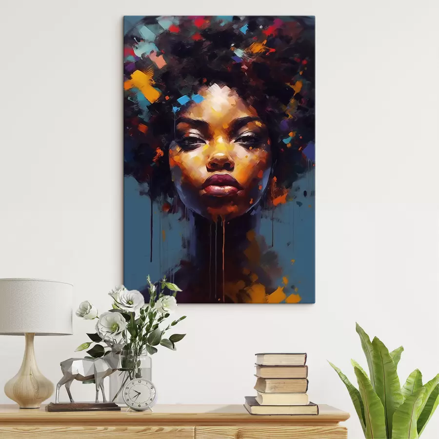 Obraz Abstraktní portrét Č. s47369