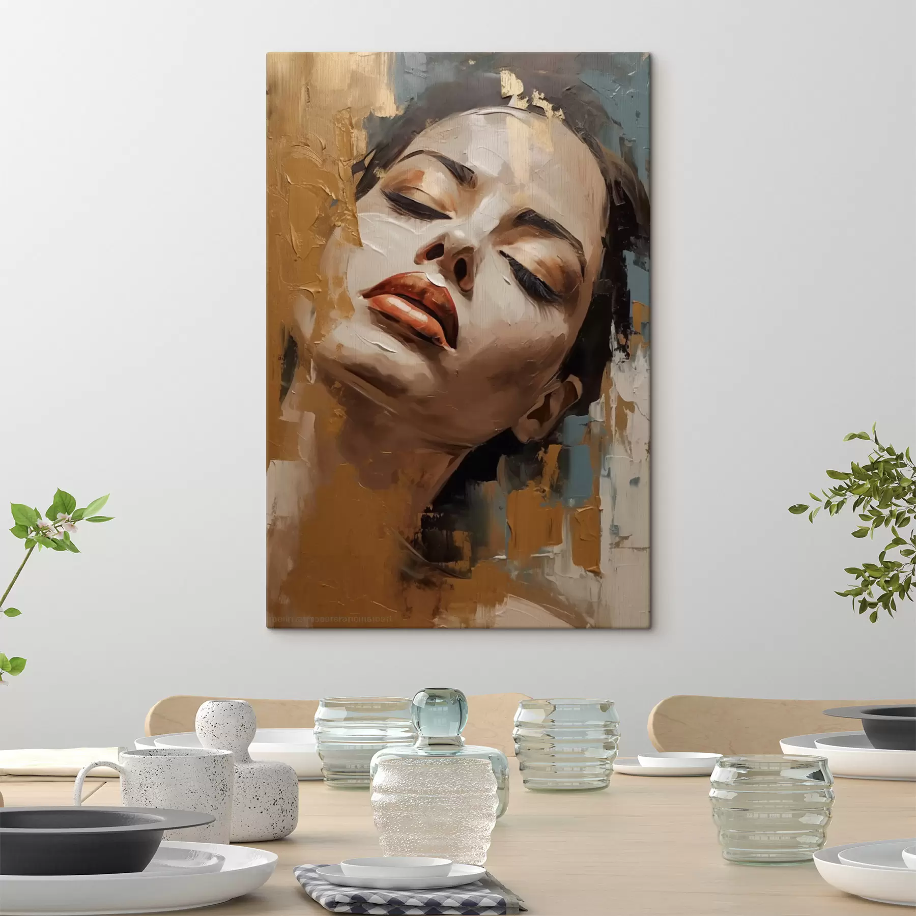 Obraz Abstraktní portrét dívky Č. s47392