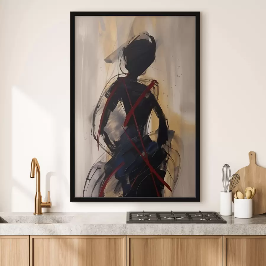 Fototapet Abstraktní silueta f47344