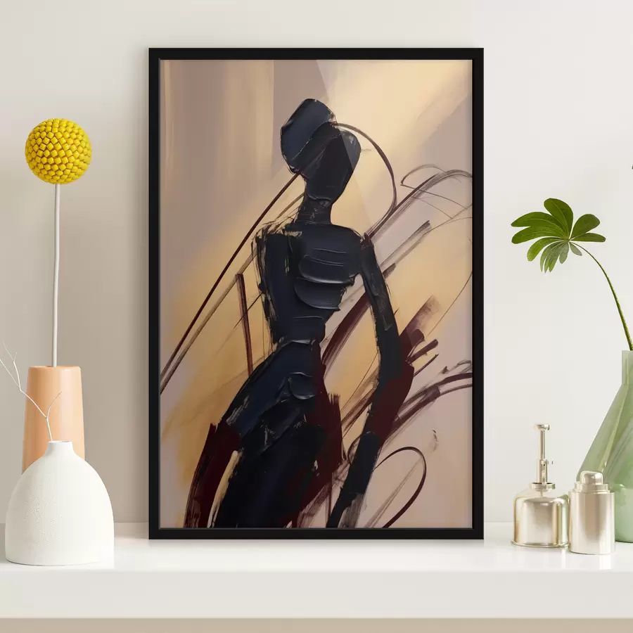 Fototapet Abstraktní silueta f47345