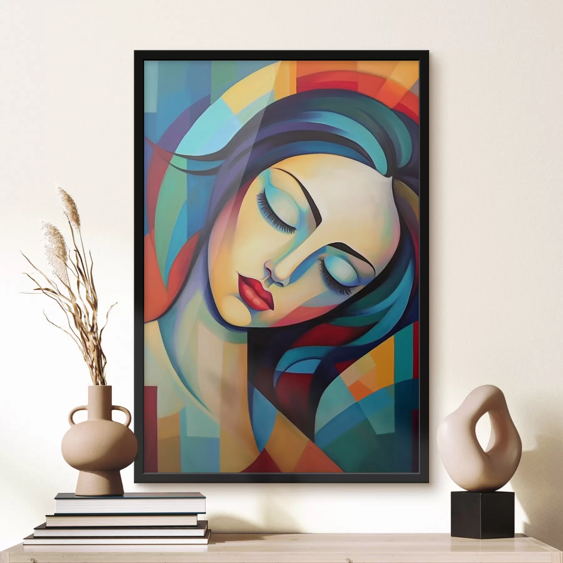 Fototapet Abstraktní portrét dívky f47362