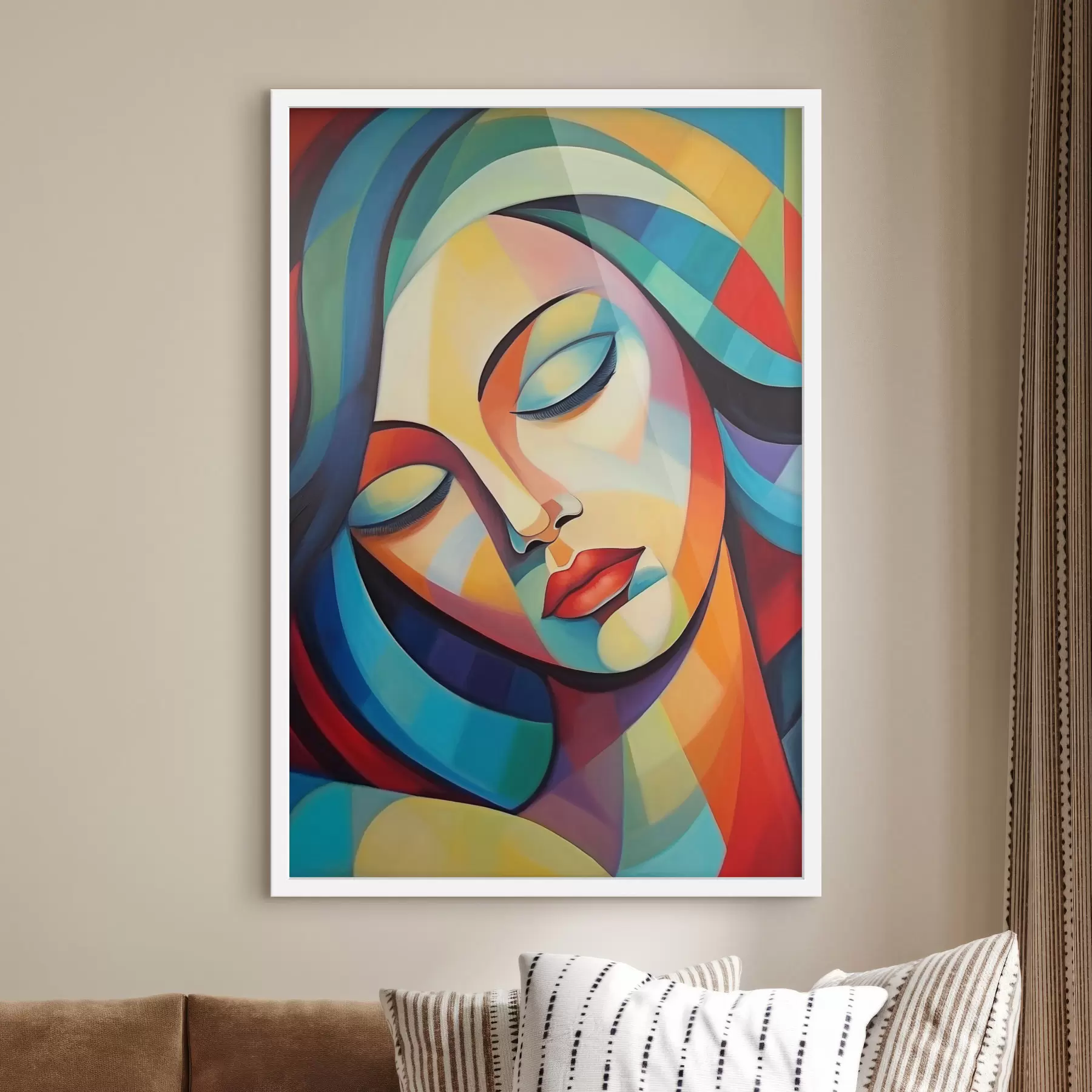 Fototapet Abstraktní portrét dívky f47363