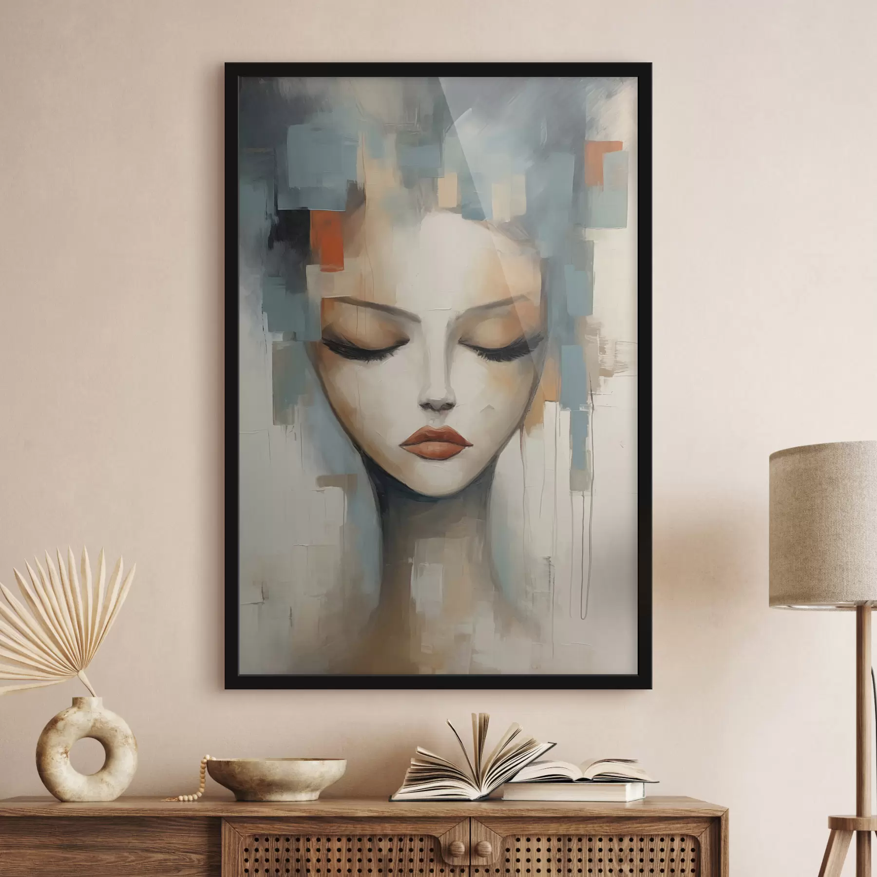 Fototapet Abstraktní portrét dívky f47364