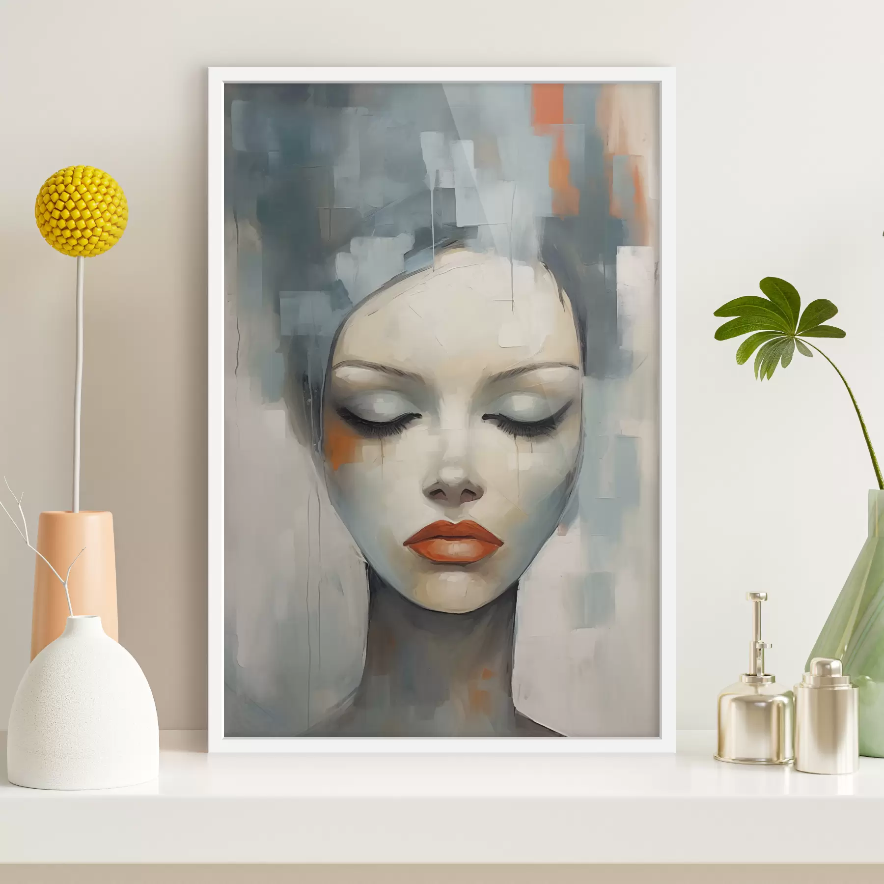 Fototapet Abstraktní portrét dívky f47365